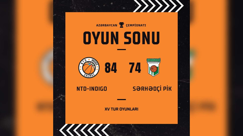 Basketbol: “NTD-İndigo” yenidən qalib olub