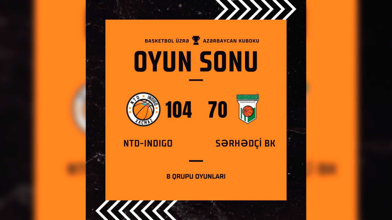 Basketbol: “NTD-İndiqo” yenidən rəqibini məğlub edib