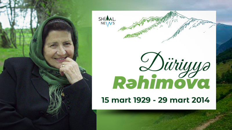 Bu gün həyatını səhnəsiz təsəvvür edə bilməyən qubalı Düriyyə Rəhimovanın doğum günüdür