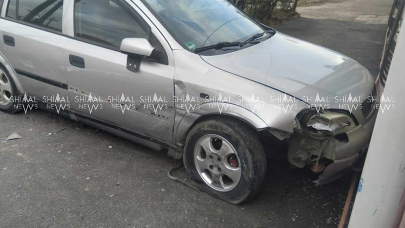 Quba: avtomobil qəzadan yayına bilməyib