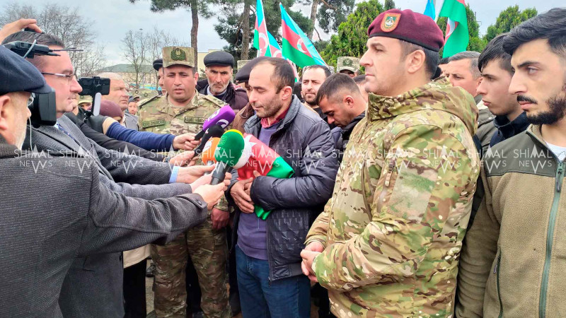 Quba: Həlak olan əsgər Saleh Xələfov torpağa tapşırılıb