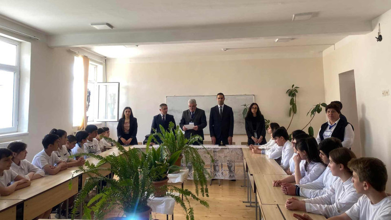 İsmayıllı: Məktəblilər narkomaniyaya qarşı mübarizə yolları ilə tanış olublar