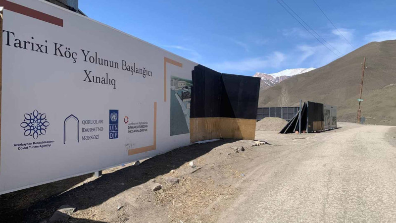 Xınalıq kəndinə səfər edilib