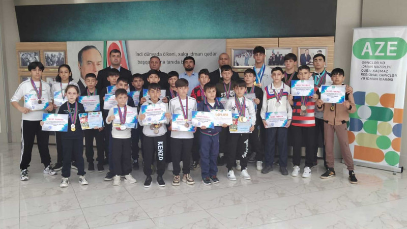 Xaçmaz: Məşqçi-müəllim Samir Rzayev və onun yetirmələri təltif olunublar