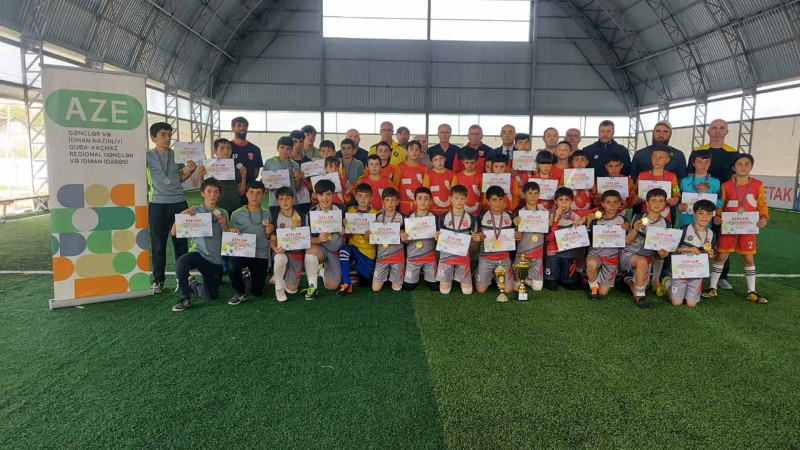 Qusar: Yeniyetmələr arasında minifutbol turniri baş tutub