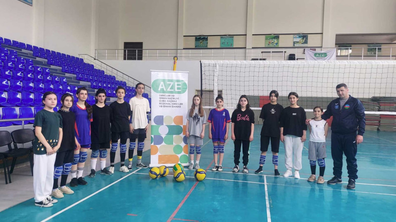 Qusarda voleybol idman növü inkişaf etdirilir