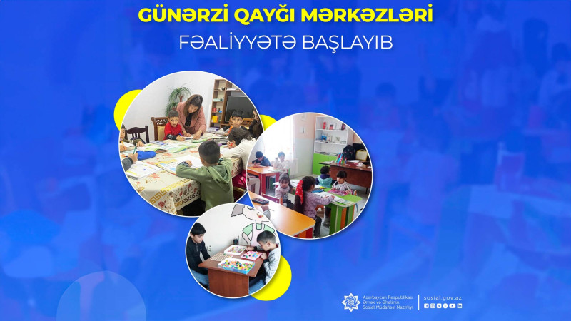 Şimal: Xüsusi qayğıya ehtiyacı olan uşaqlar üçün günərzi mərkəzləri yaradılıb