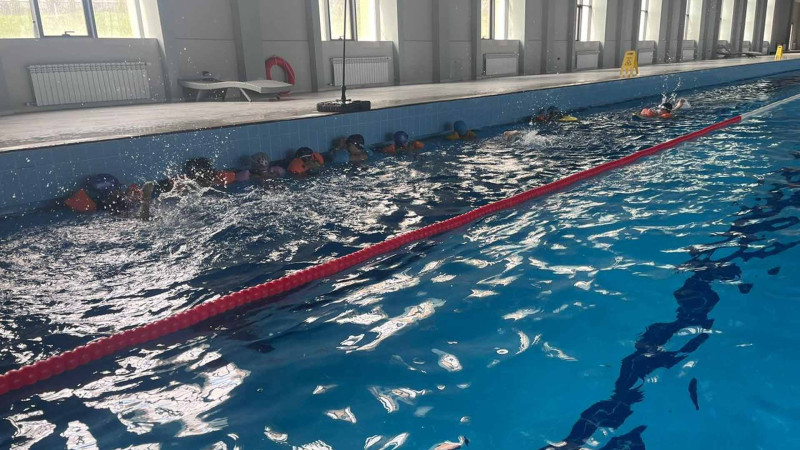 Qubada üzgüçülük təlimi keçirilir