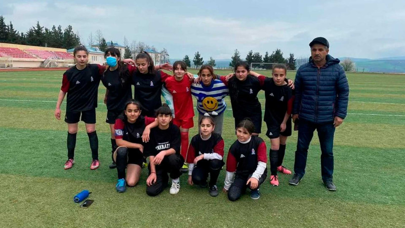 Futbol: İsmayıllının qızlardan ibarət komandası qələbə qazanıb