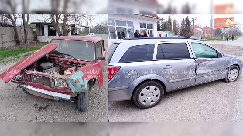 Xaçmaz: səhər tezdən 2 avtomobil toqquşub