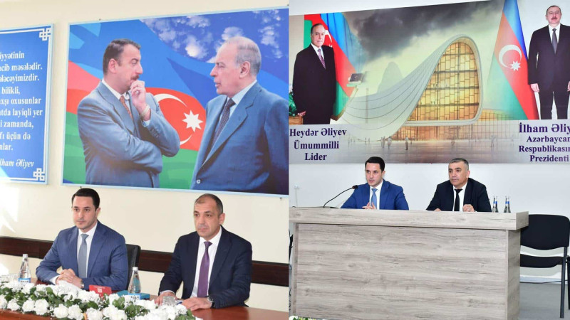 Quba-Xaçmaz RTİ: Yeni təyin olunmuş müdirlər kollektivlərə təqdim ediliblər