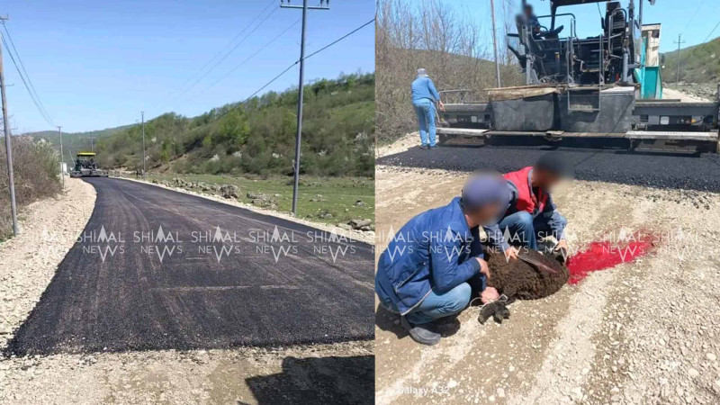 Qubada yolun asfaltlanması sevinclə qarşılanıb