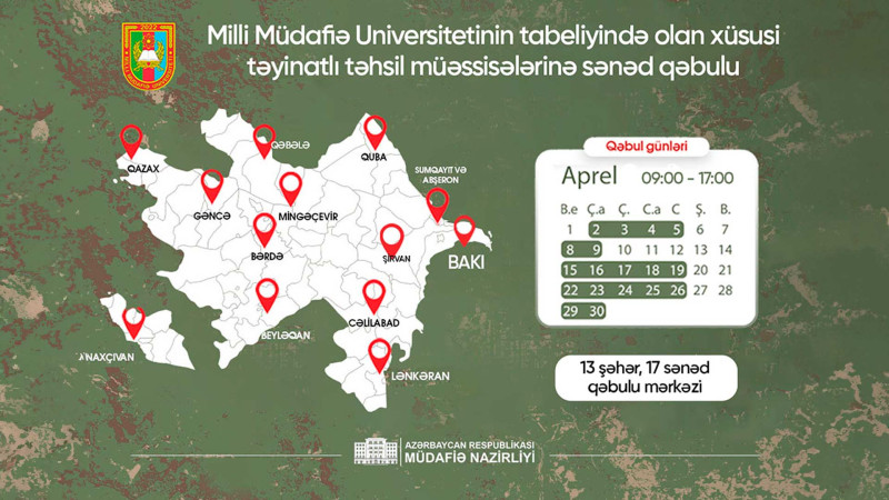 MN: Qubada xüsusi təyinatlı təhsil müəssisələrinə sənəd qəbulu mərkəzi yaradılıb