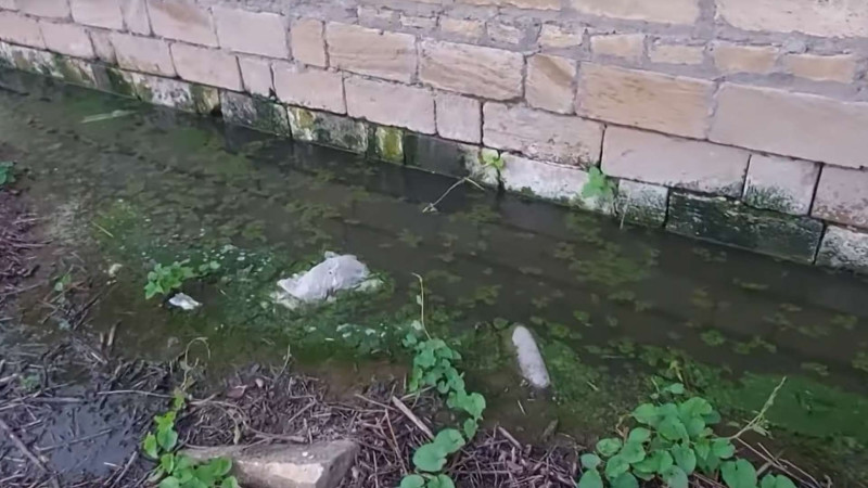 Quba: Kanalizasiya xətti çəkilib, lakin ana xəttə qoşulmayıb