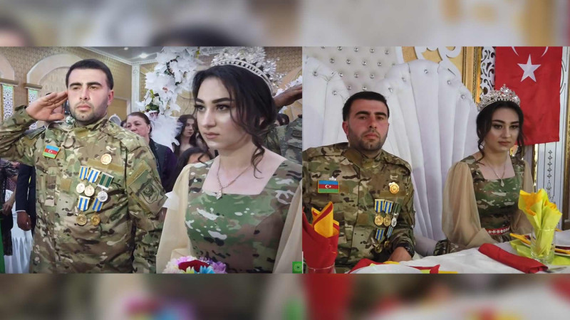 Quba: Vətən müharibəsi iştirakçısı Nemət Eldarovun toy məclisi keçirilib