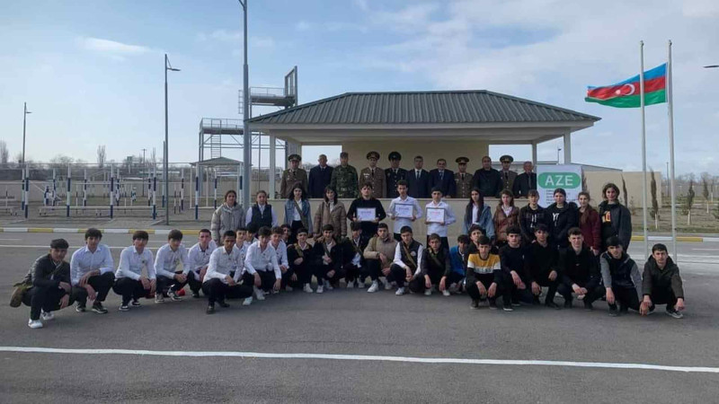 Xaçmaz: Niyazabad məktəbinin komandası hərbi-idman oyununun qalibi olub