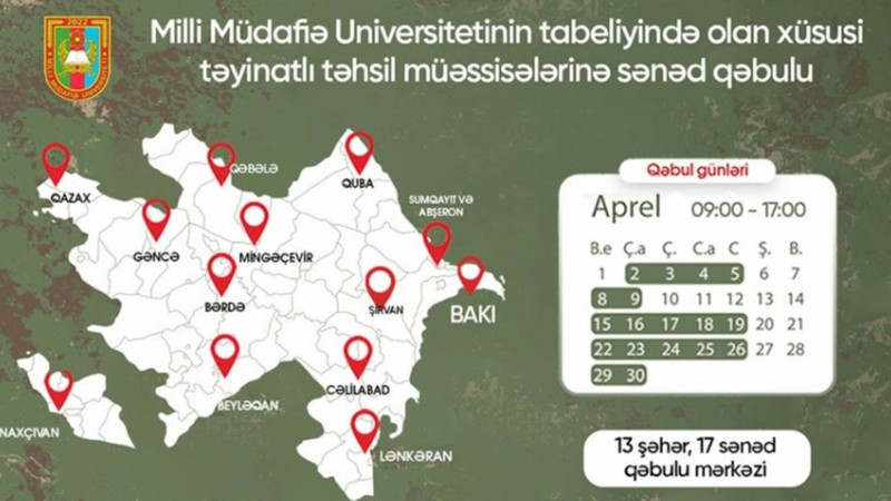 MN: Xüsusi təyinatlı təhsil müəssisələrinə sənəd qəbulunun tarixi uzadılıb