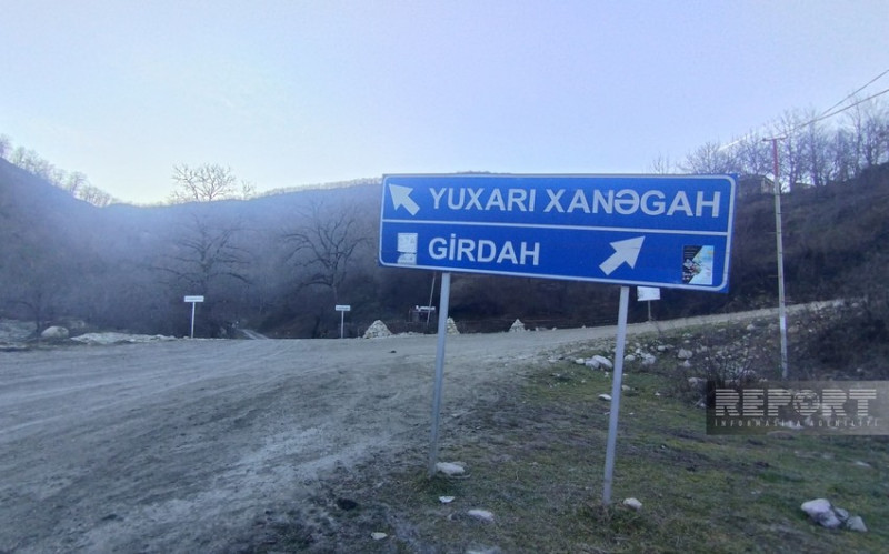 Qubanın turistik əhəmiyyətli kənd yolunda çökmələr yaranıb - FOTO