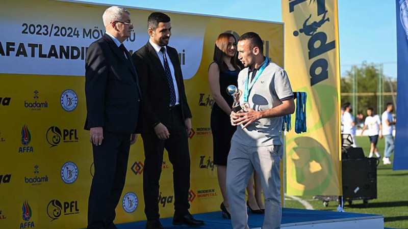 “Şahdağ Qusarın futbolçusu mükafatlandırılıb