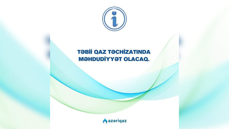 Xaçmaz və Qusarda qaz kəsiləcək