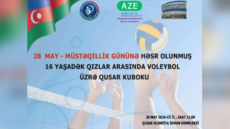 4 voleybol komandası Qusar Kuboku uğrunda mübarizə aparacaq