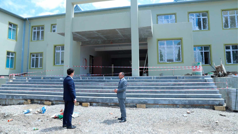 Xaçmaz: 3 korpuslu məktəb yeni tədris ilində istifadəyə veriləcək