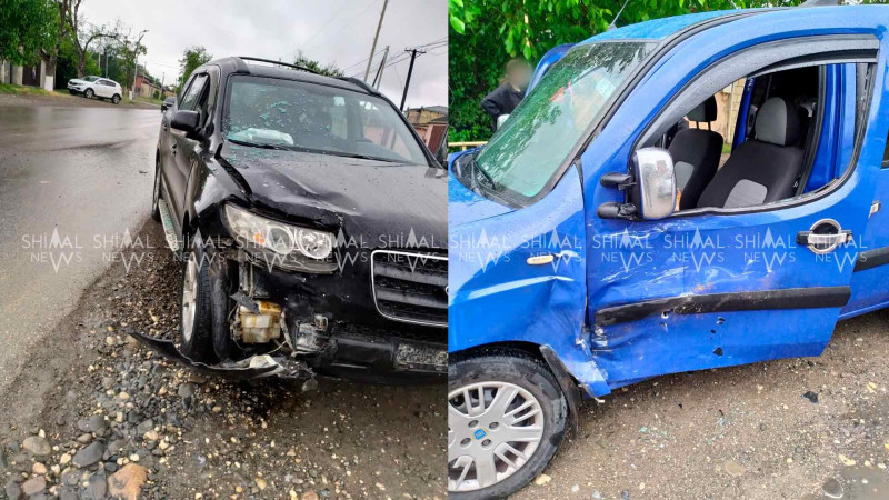 Quba: 2 avtomobil toqquşub - FOTO