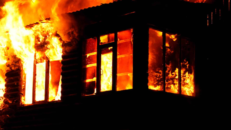 Xaçmaz: 4 otaqlı evdə yanğın olub