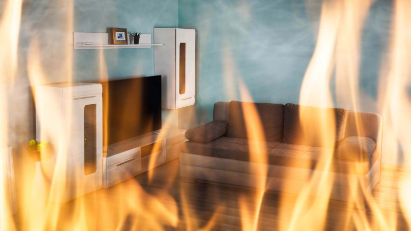 İsmayıllı: 2 otaqlı ev yanıb