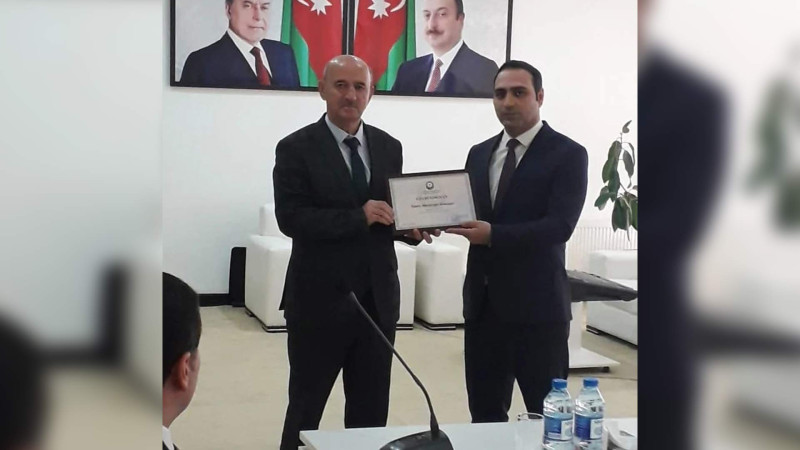 Quba: Ramiz Qusarçaylı Fəxri Fərmanla təltif olunub