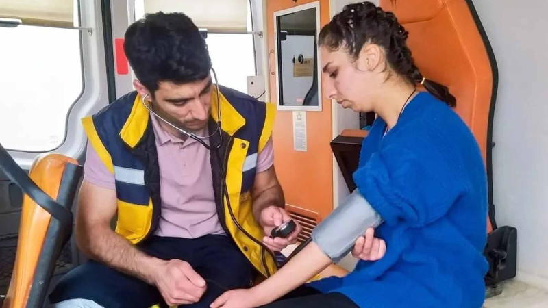 Quba: Tibb işçiləri DİM-in imtahanlarında xidmət aparırlar