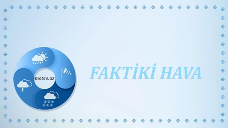 Milli Hidrometeorologiya Xidməti: Şahdağda hava proqnozu açıqlanıb