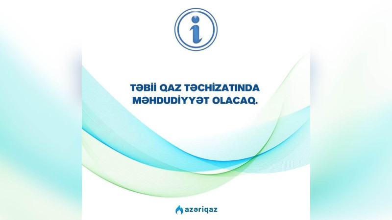 Xaçmaz: Qaz təminatında fasilə yaranıb