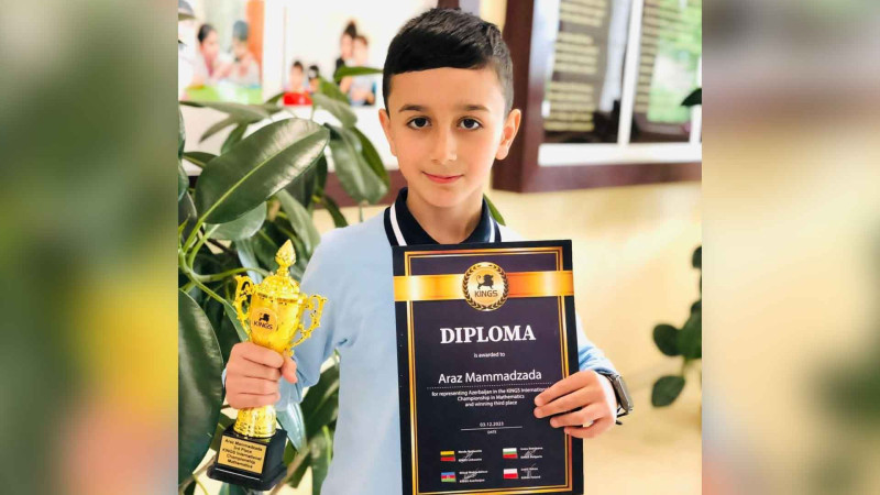 Xaçmazlı şagird beynəlxalq olimpiadada uğurlu nəticə göstərib