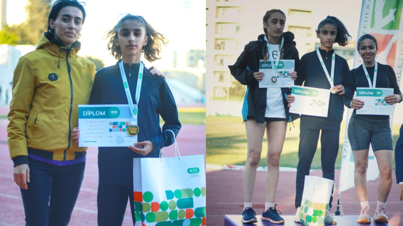 İsmayıllı: Atletlərimiz ölkə çempionatının medalçıları olublar