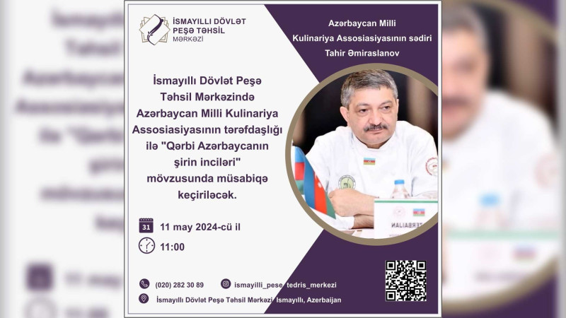 İsmayıllıda kulinariya müsabiqəsi təşkil olunacaq