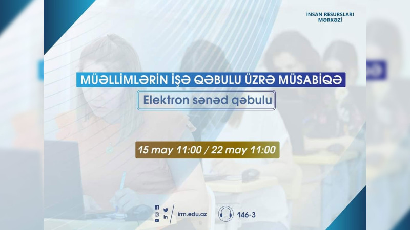 MİQ üzrə müsabiqənin sənəd qəbulu elan edilir