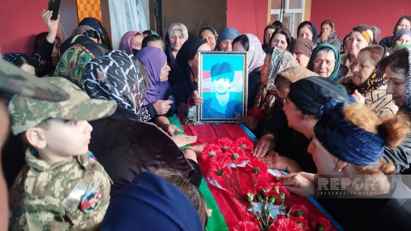 Xaçmaz: Şəhid Qayımovla vida mərasimi keçirilir