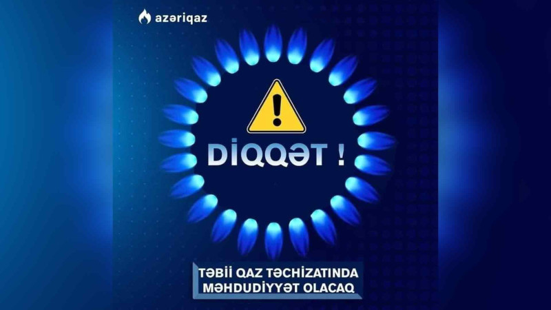 Qubada 1000-dən çox ev qazsız qalacaq