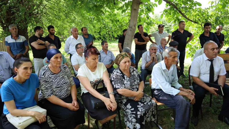 İsmayıllı: Nahid Bağırov Göytəpədə vətəndaşları qəbul edib
