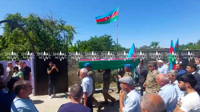 Xaçmazda 1-ci Qarabağ şəhidi dəfn edilib