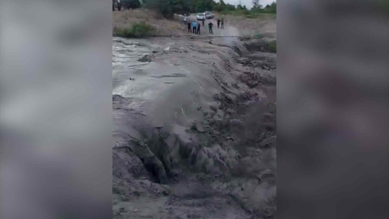Xaçmaz rayonunda sel fəsadlar törədib - VİDEO