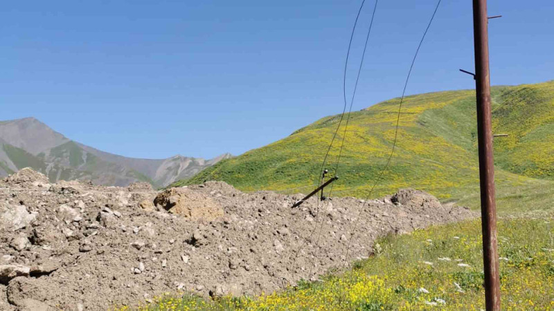 Qubanın dağlıq ərazisində torpaq sürüşüb