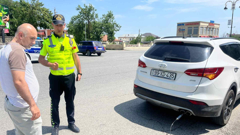 Qubada nəqliyyat vasitələri yoxlanılıb