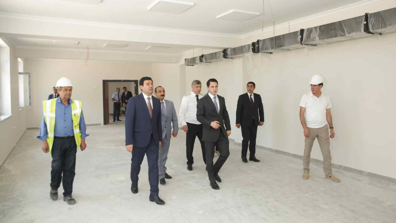 Xaçmazda yeni tikilən məktəb, demək olar, hazırdır