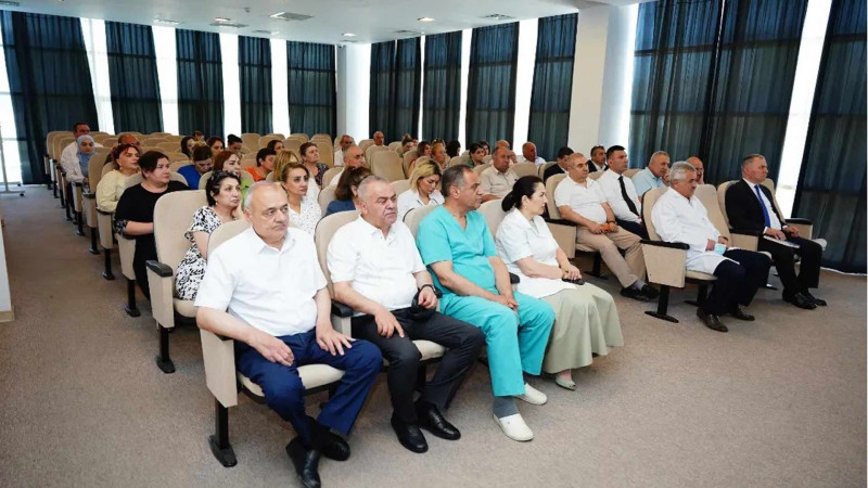 Quba Rayon Mərkəzi Xəstəxanasında təqdimat keçirilib