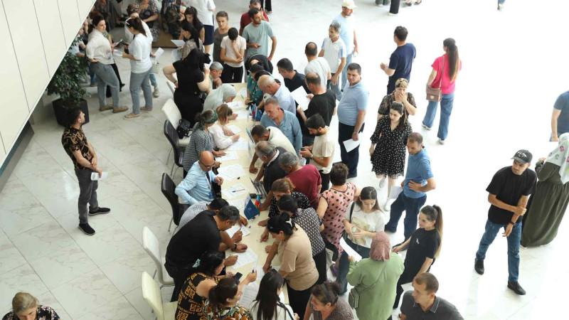 Xaçmazda əmək yarmarkası keçirilib