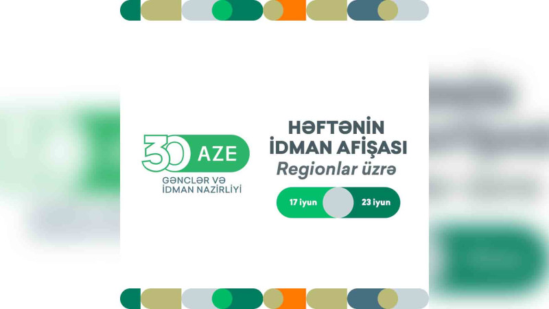 Şimal: İdman tədbirlərinin afişası təqdim edilib