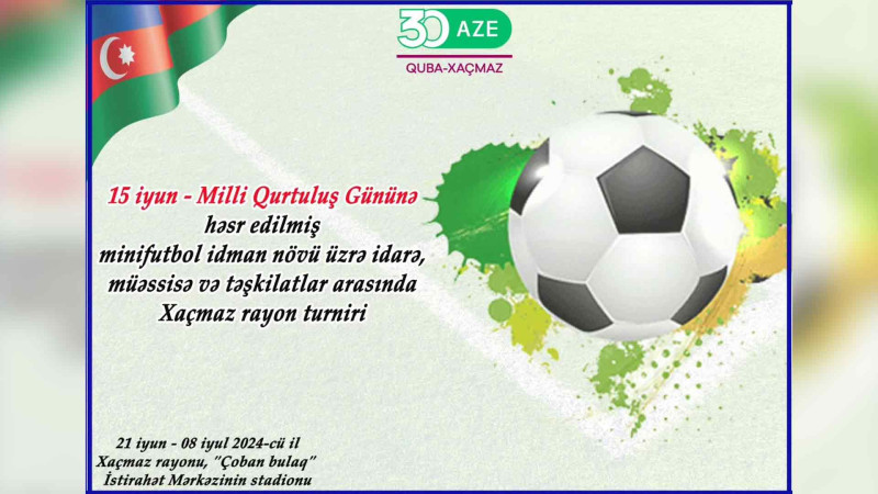Futbol: Xaçmaz rayon turniri keçiriləcək
