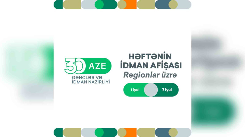 Şimal: İdman tədbirlərinin afişası təqdim edilib